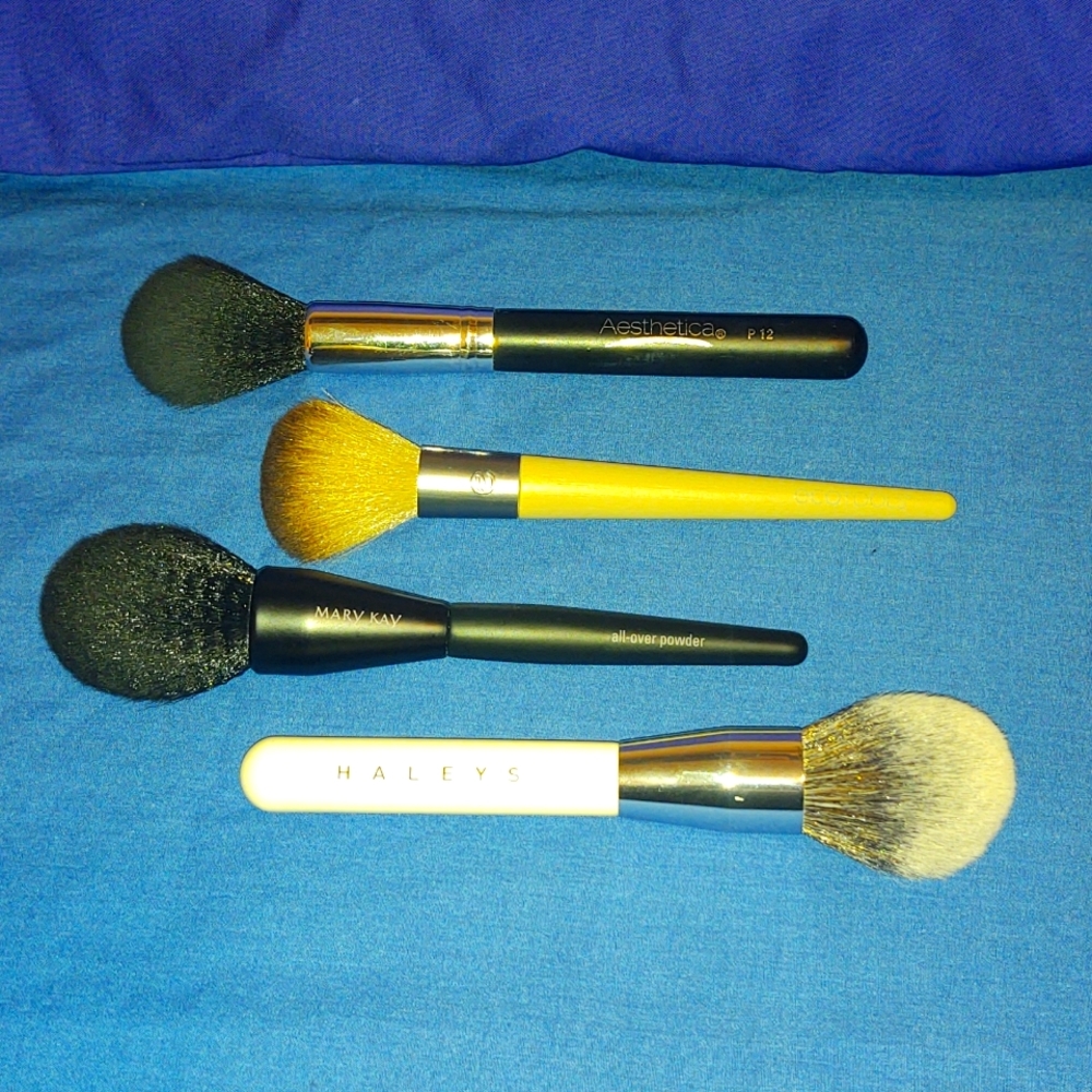 Face Powder Brushes NWOT Aesthetica Haley's  Eco Tools and Mary Kay